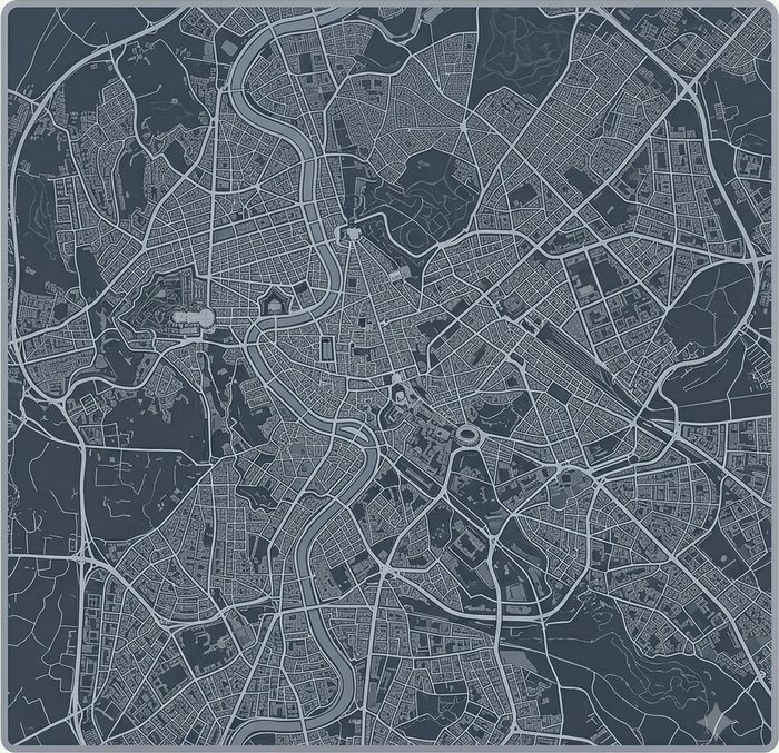 Rome business dining map by Curated Travel Bites