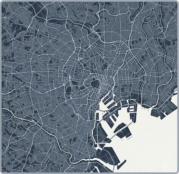 Tokyo business dining map by Curated Travel Bites
